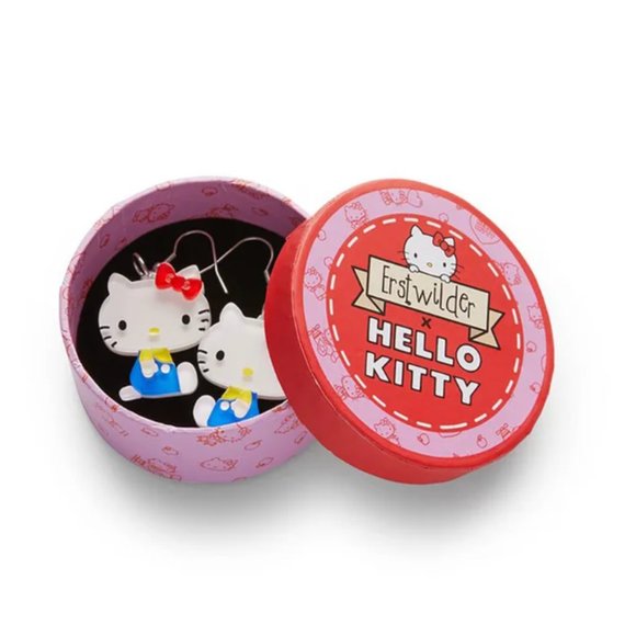 Erstwilder x Hello Kitty Take a Break Earrings - Picture 1 of 6